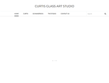 Tablet Screenshot of curtisglassart.com